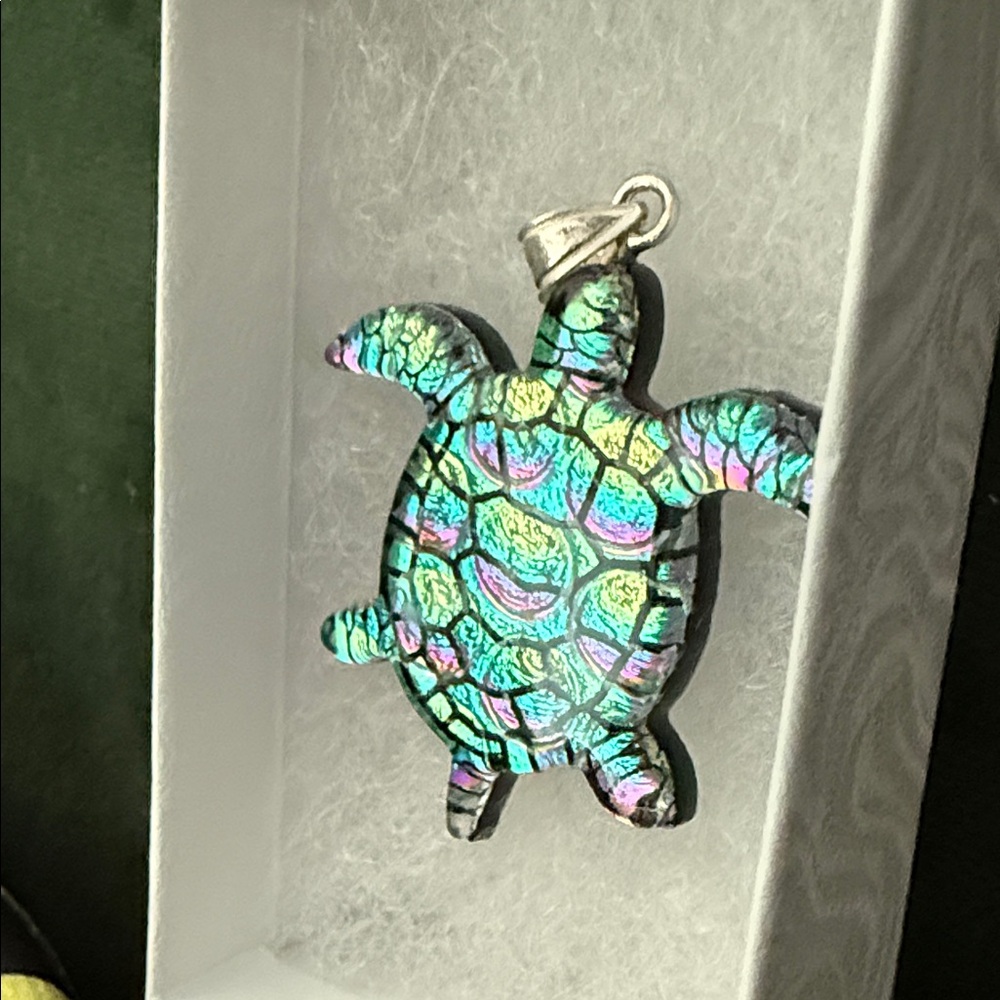 Colorful Turtle Pendant - Picture 3 of 3